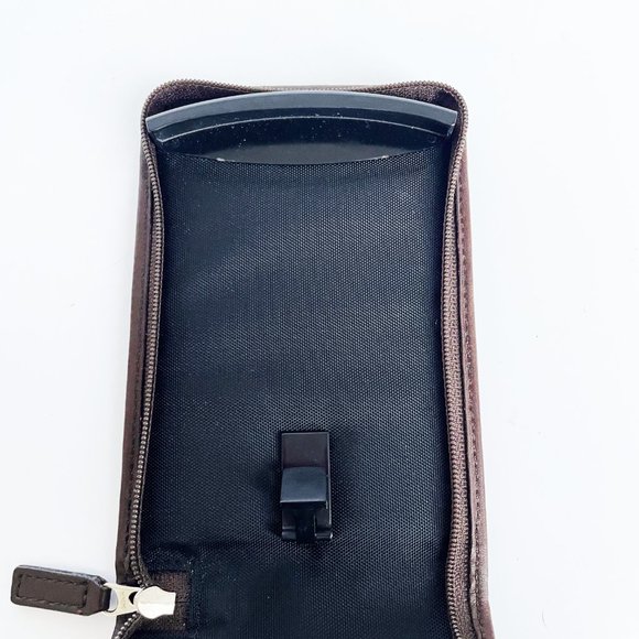 Coach Leather Organizer Palm Pilot Holder Zip Around PDA Storage Vintage - Picture 7 of 9